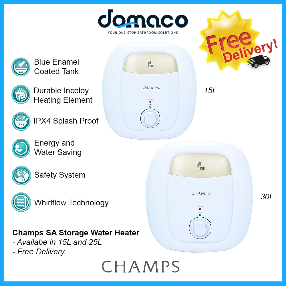 Champs SA 15 or 30 Storage Heater [15L/30/] domaco.com.sg