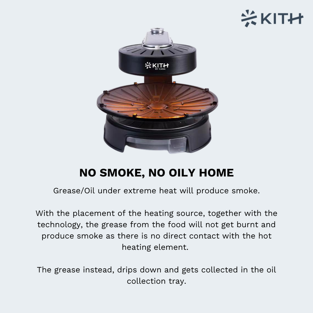 Kith Smokeless BBQ Grill SBG-KC-B1 (Knob Control) domao.com.sg