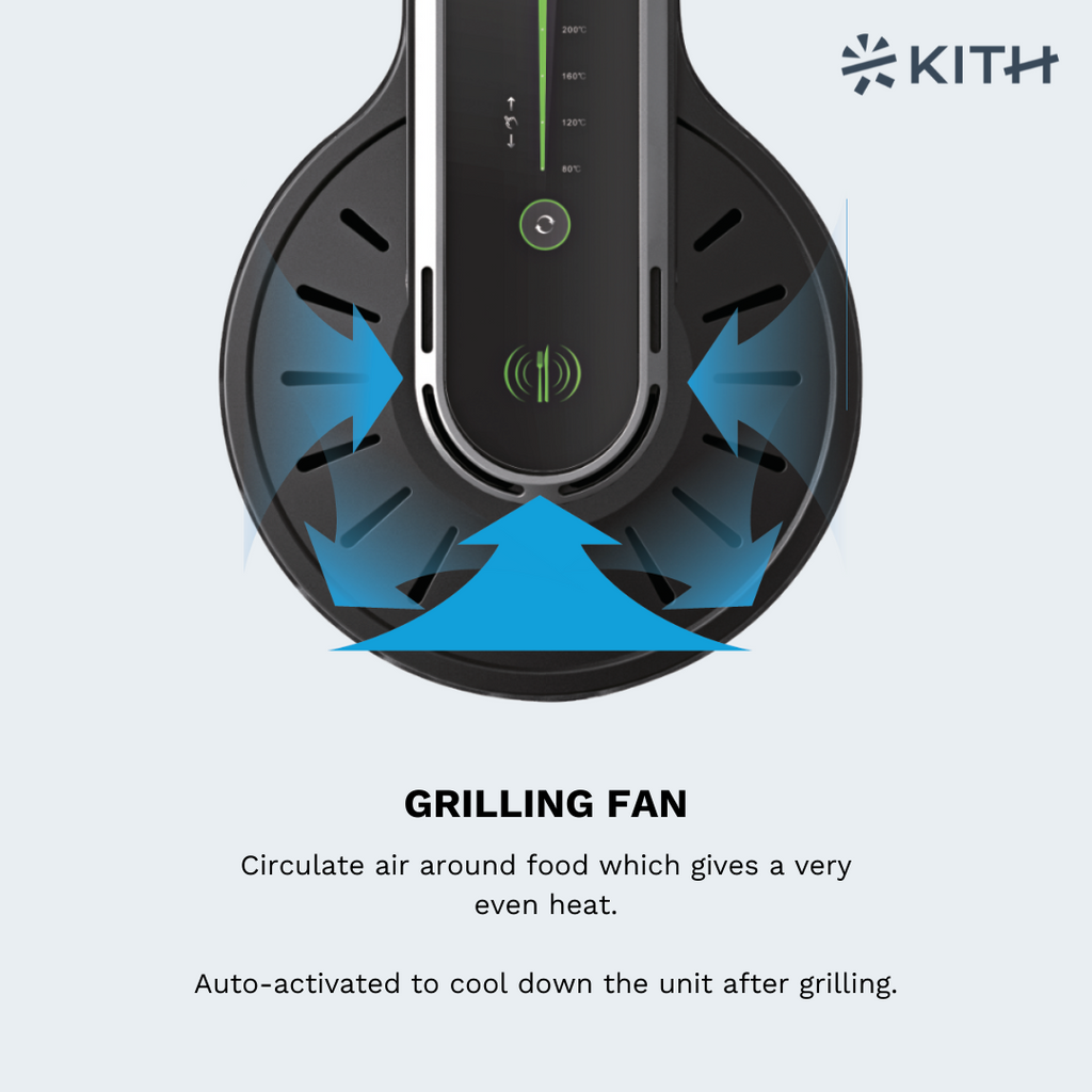KITH Smokeless Indoor Grill (SBG-TC-B1) - Revolutionise Indoor Grilling  Experience 