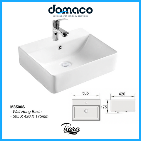 Tiara M8500S Basin Domaco