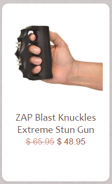 Brass Knuckles Taser