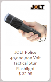 JOLT 40,000,000 Flashlight Stun Gun