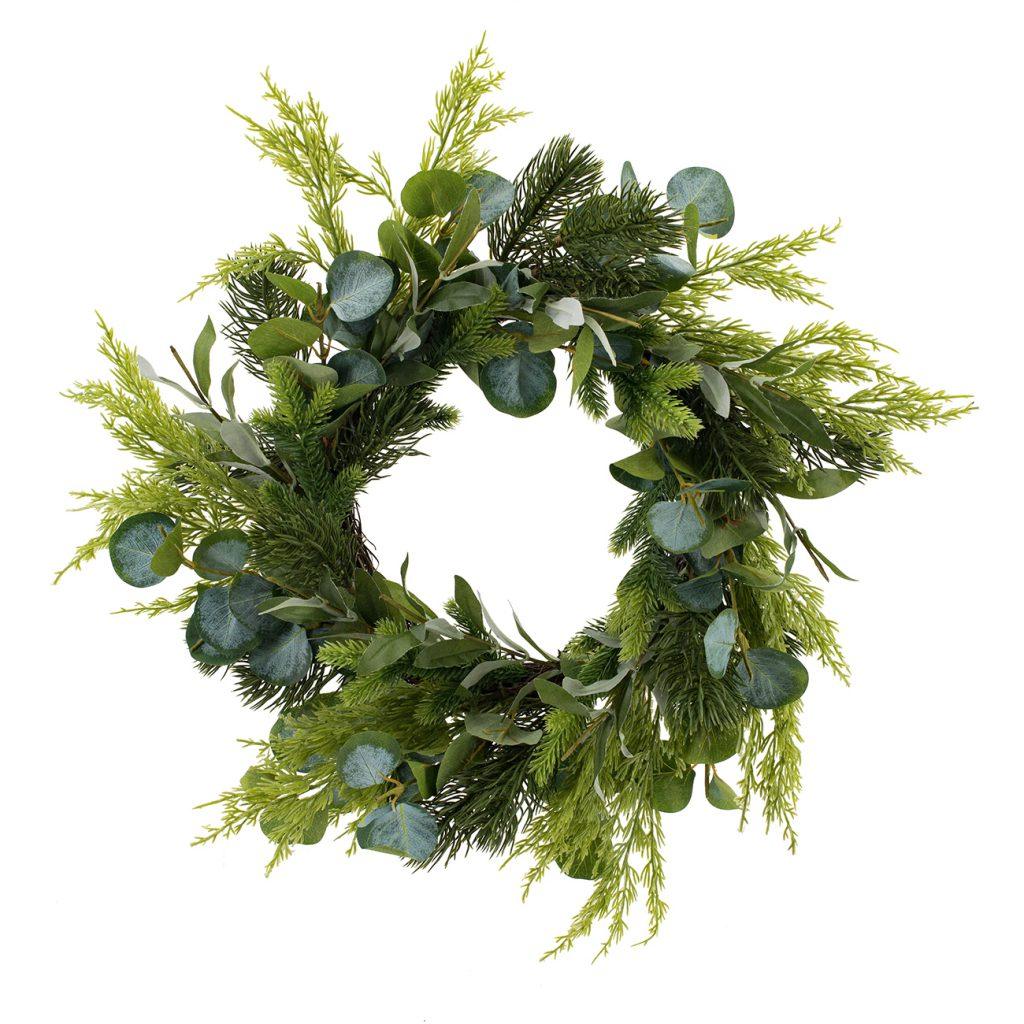Pine & Greenery Leaf Wreath
