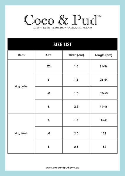 Tie Size Chart