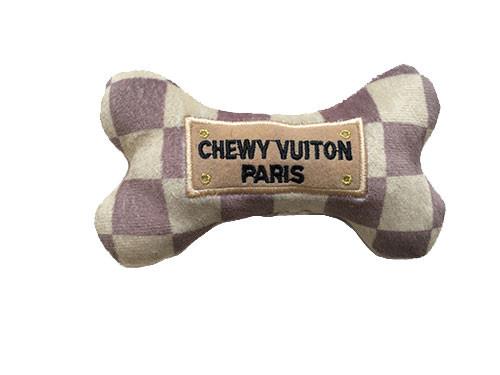 White Chewy Vuiton Interactive Trunk Burrow Dog Toy – Biscuit & the Boots