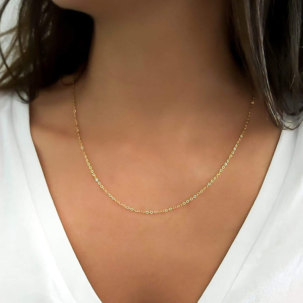 Coin Necklace, Dainty Gold Necklace with a Coin Medallion Pendant