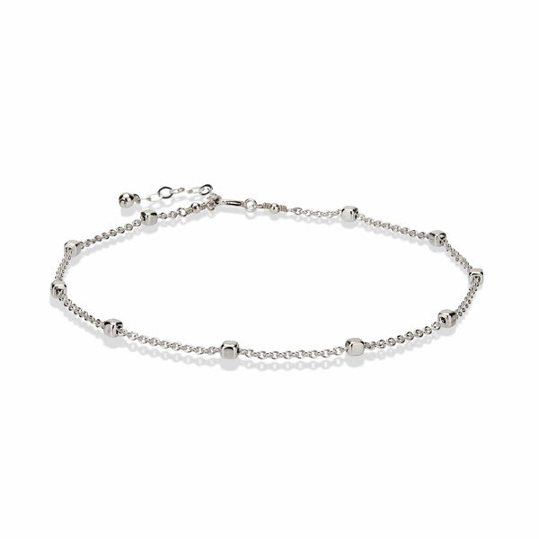 CADEK New Trendy Double Layer Round Brand Silver Anklet – Bali Lumbung