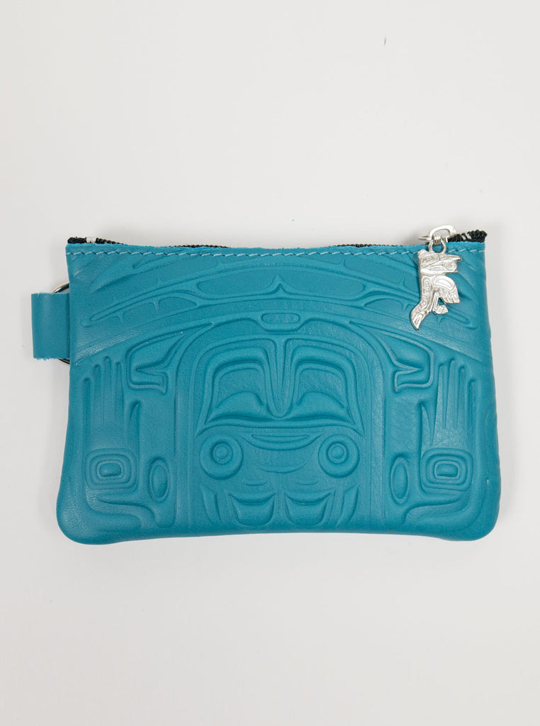 Spirit of the Wild - Leather Purse - Turquoise – The Northern Fells Clothing Company