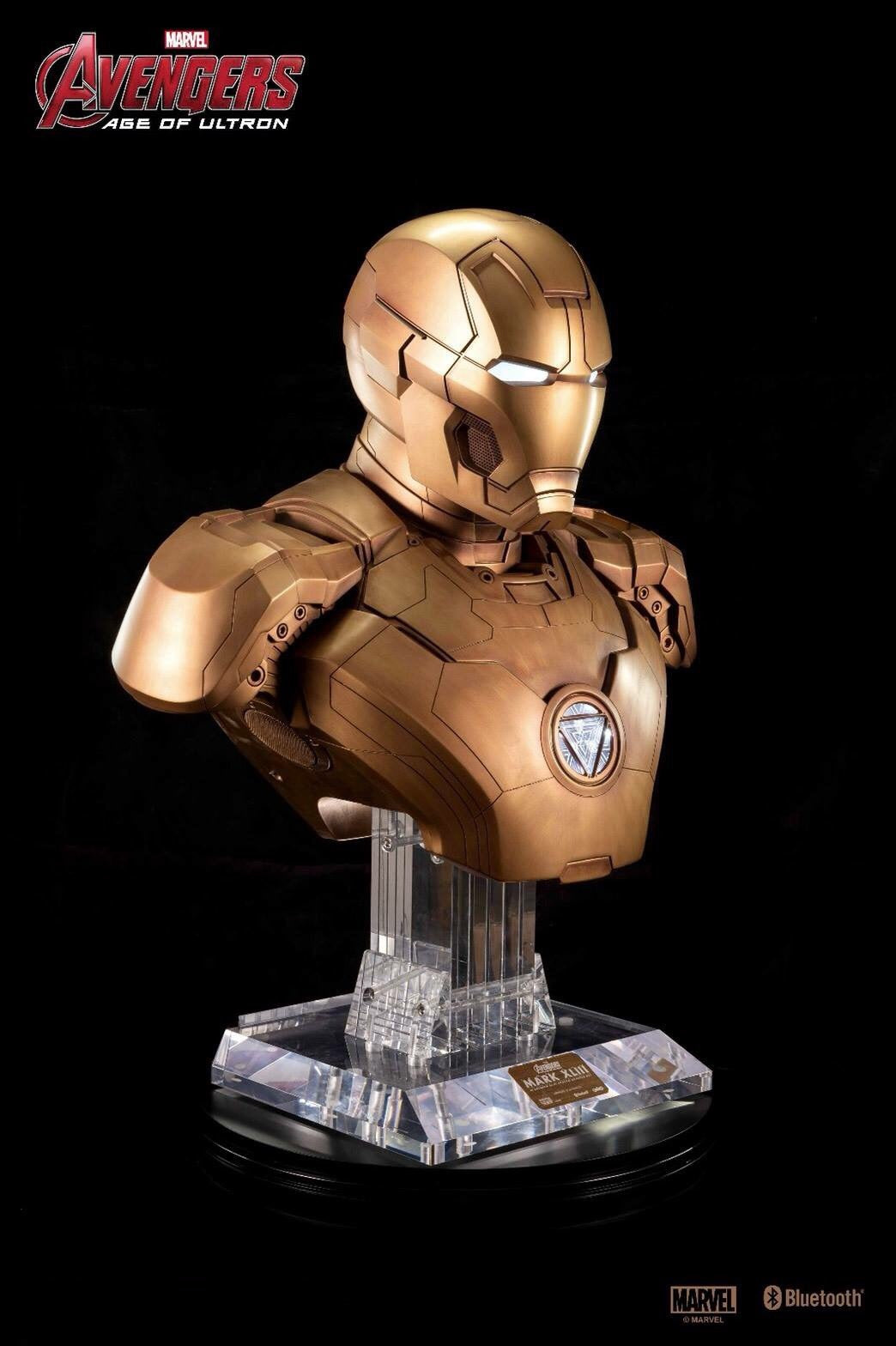 Iron Man Mark 43 Bust Life Size Bluetooth Hi Fi System