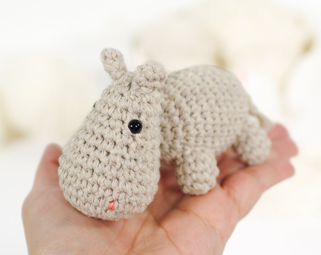 Free DIY Crochet Hippo Pattern
