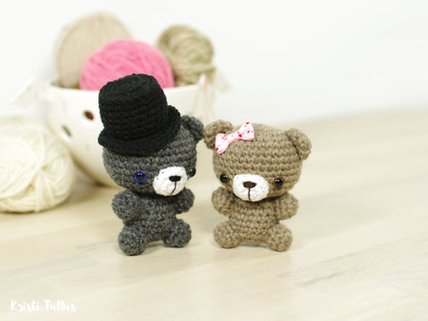 tiny knitted teddy bear pattern
