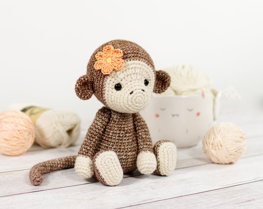 Amigurumi Monkey PDF Pattern in English