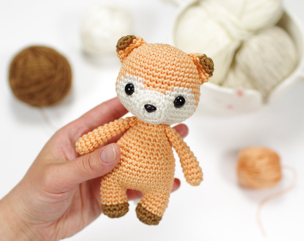 cute little fox crochet pattern