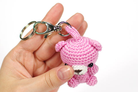 How to make a teddy bear keychain