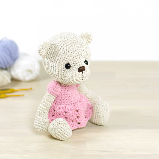 PATTERN: Little Teddy Bear in a Stripy Sweater – Kristi Tullus