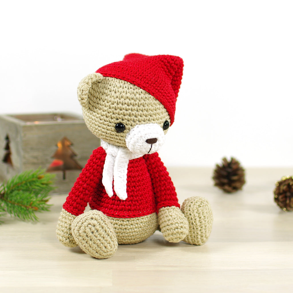 christmas teddy bear