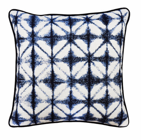 outdoor pillows blue and white