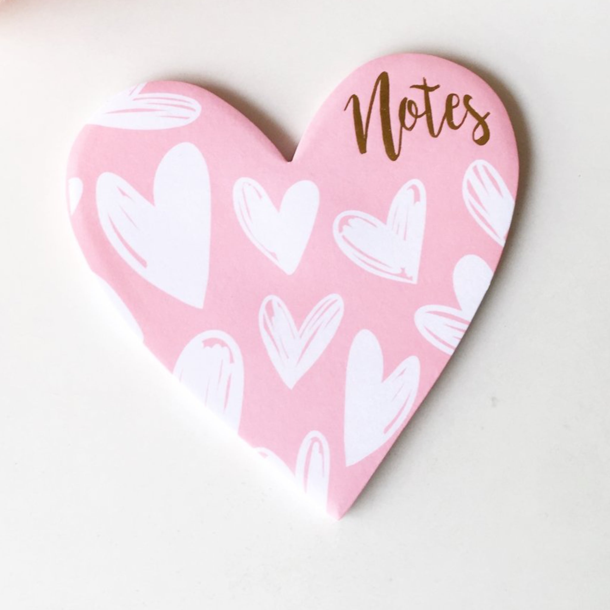 heart sticky notes