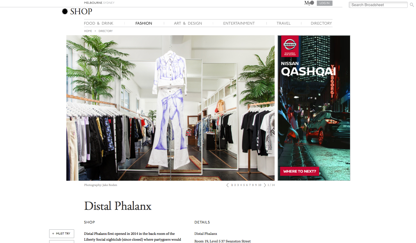 broadsheet melbourne fashion directory distal phalanx 