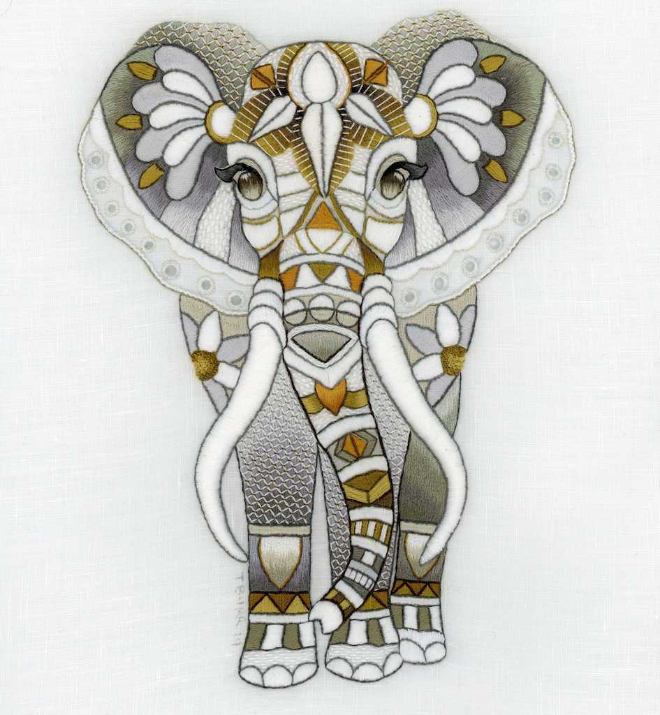 Elephant design by Trish Burr