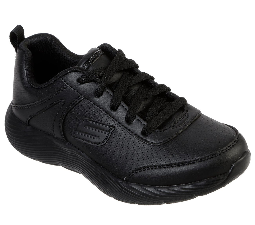 Skechers 83073L/bbk Girl's Dyna-Lite Leap N Learn Sneaker Black-SHW/SH ...