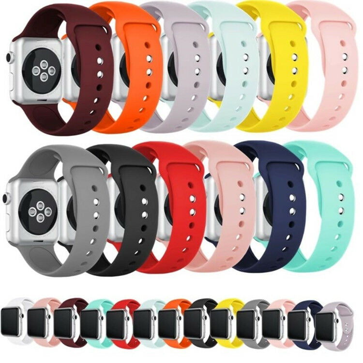 Apple Watch Silicone Strap Sport Band Assorted – GIZMOS AND GADGETS