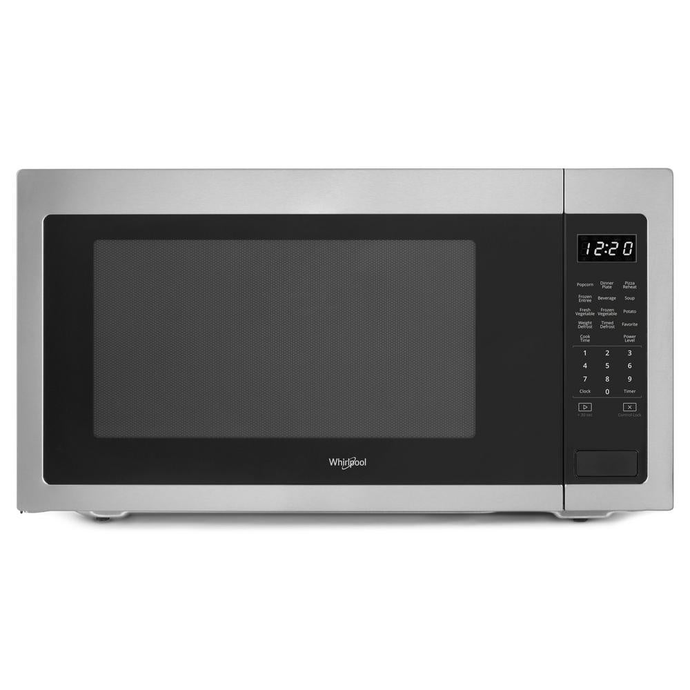 Whirlpool 2 2 Cu Ft Countertop Microwave Fingerprint Resistant