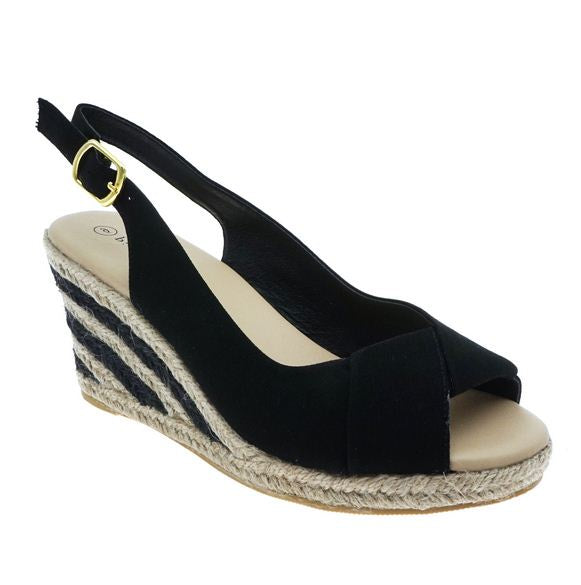 Pierre Dumas Ophelia-2 Women Wedge Heel Sandal Black-SHW – GIZMOS AND ...