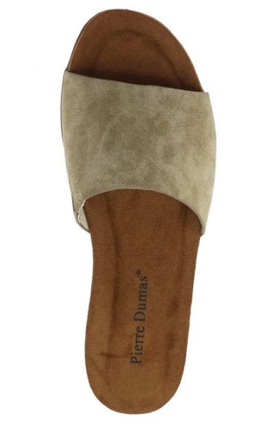 Pierre Dumas Kori-7 Women Slip On Wedge Heel Sandal Nude-MT – GIZMOS AND  GADGETS