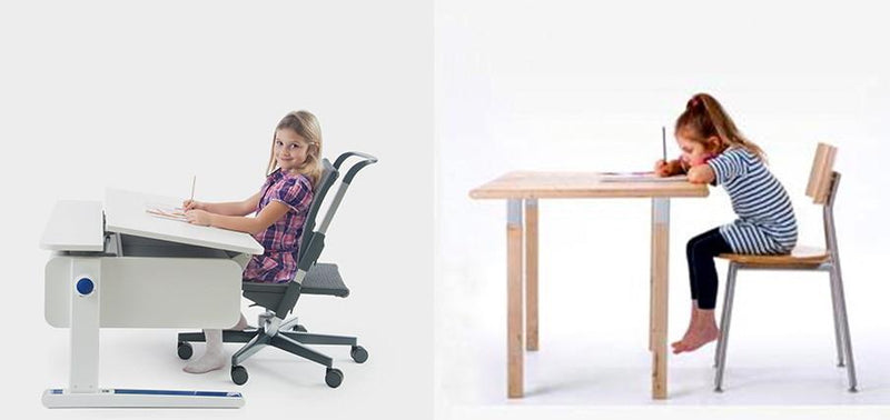The benefits of ergonomic furniture for children - tables and chairs
