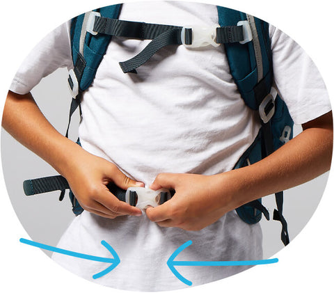 ergobag ergonomics school bag hip belt