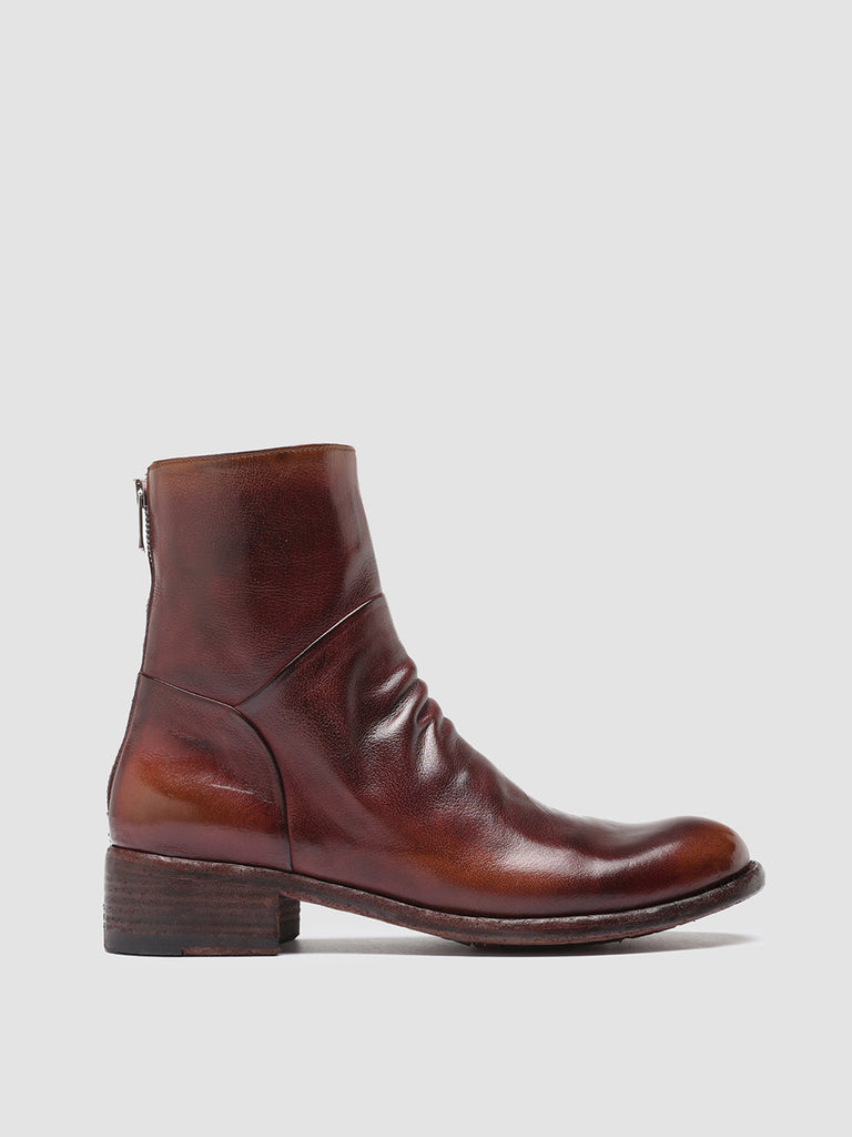 Women's Brown Leather Boots LISON 036 – Officine Creative EU
