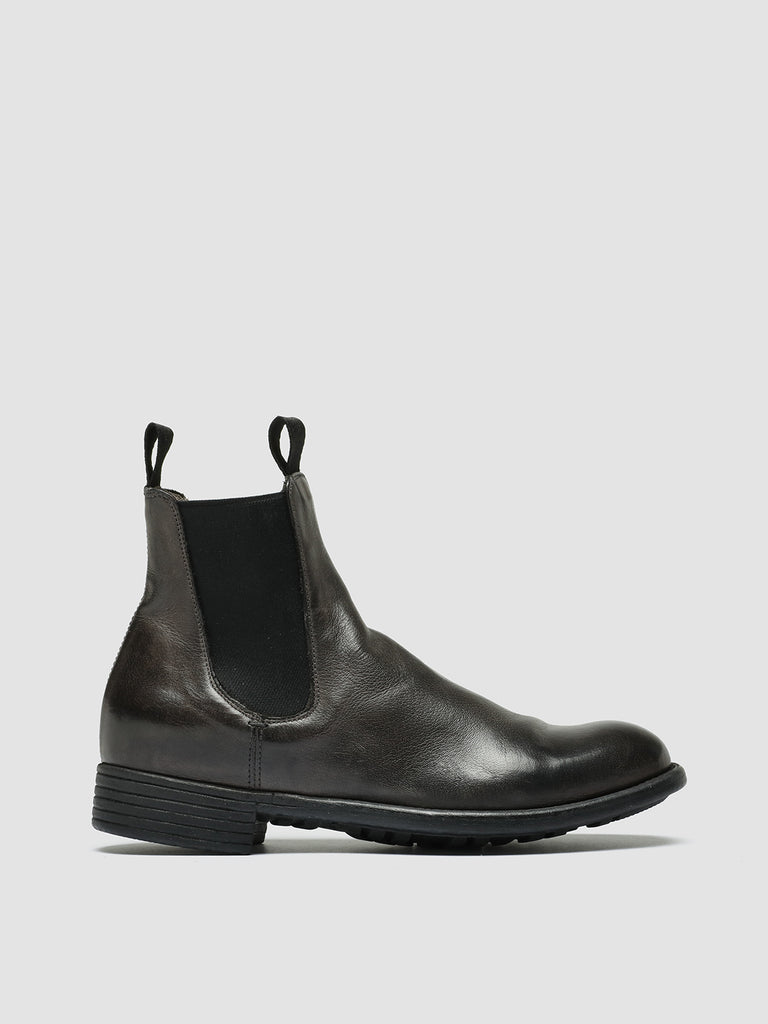 Women's Brown Leather Boots LORAINE 004 – Officine Creative EU