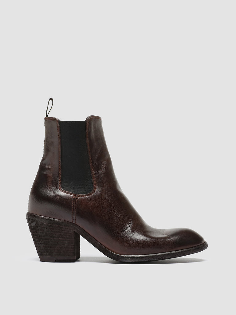 Women's Brown Leather Boots SYDNE 005 – Officine Creative EU