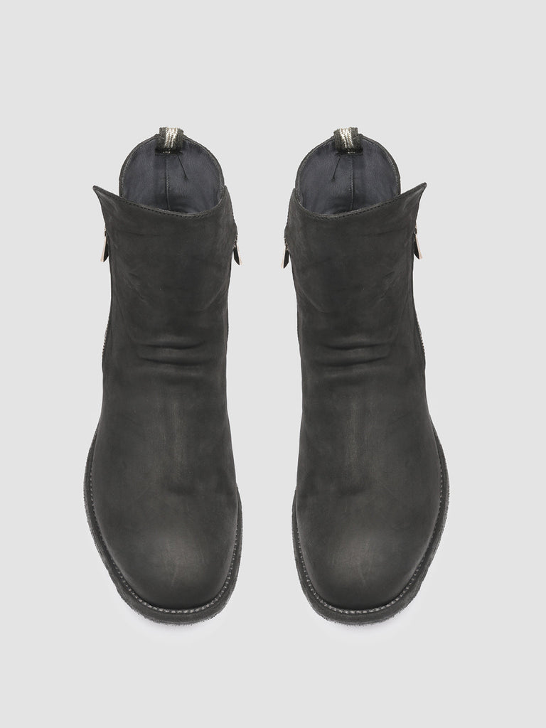 Men's Black Leather Boots TONAL 002 – Officine Creative EU
