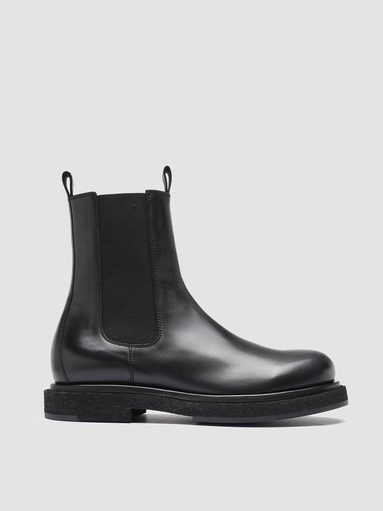 Men's Black Leather Boots ULTIMATE 002 – Officine Creative EU