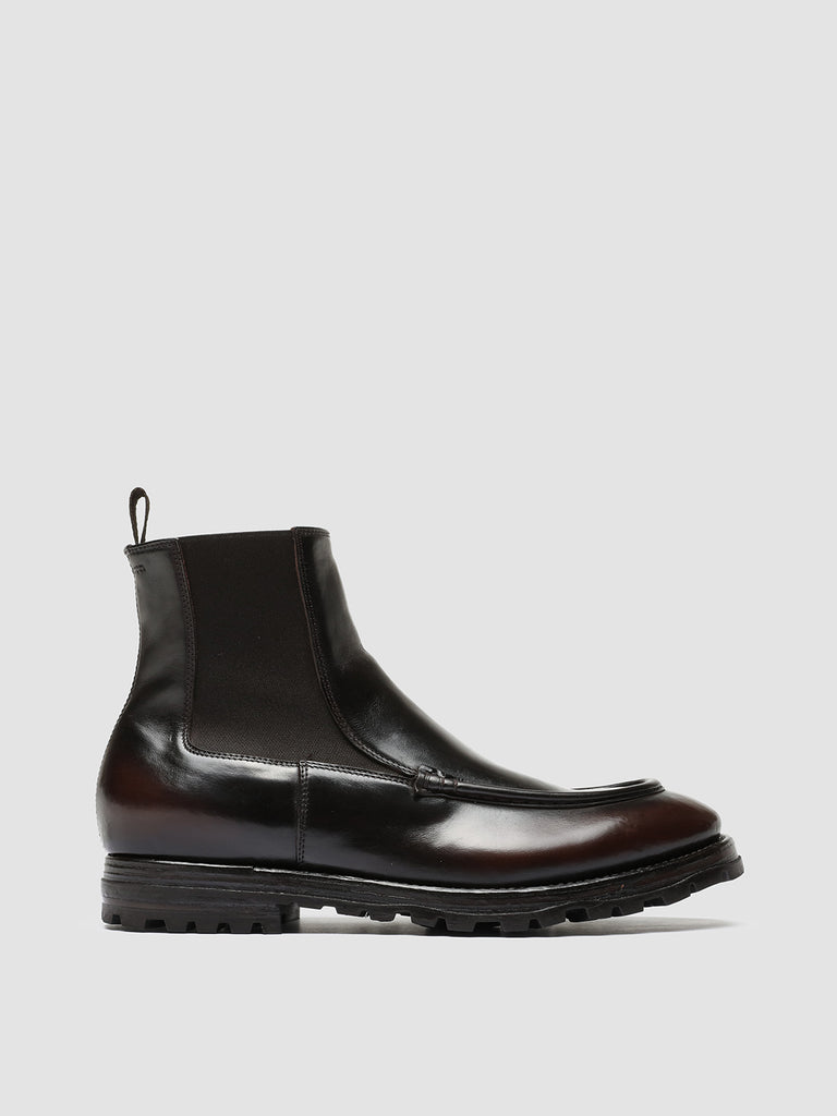 Men's Brown Leather Chelsea Boots VAIL 017 – Officine Creative EU