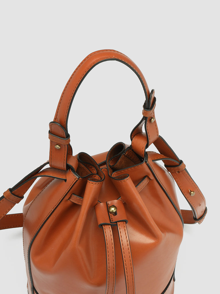 Women's Taupe Leather Hobo Bag: SADDLE 014 – Officine Creative EU