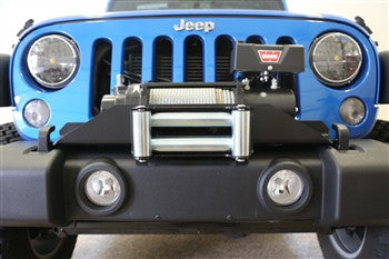 Rock Hard 4x4 Jeep JK Winch Mount for Factory Bumper – iDeal Off-Road