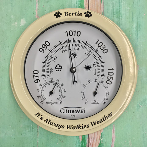 ClimeMET Dog Walkers Weather Dial Gift