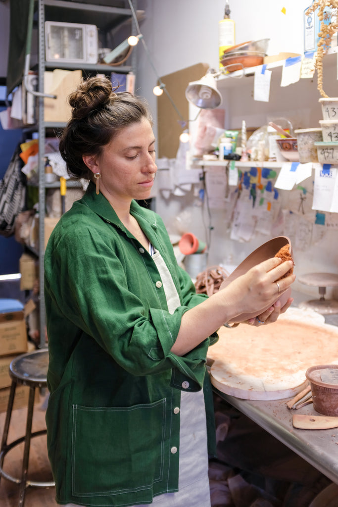 MONDAYS Ceramics's Nina Lalli in Blluemade