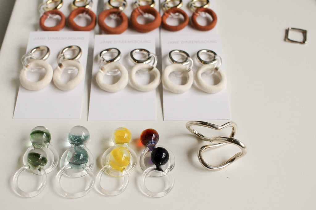 Jane D'Arensbourg, jewelry, glass jewelry, brooklyn, brooklyn artisan