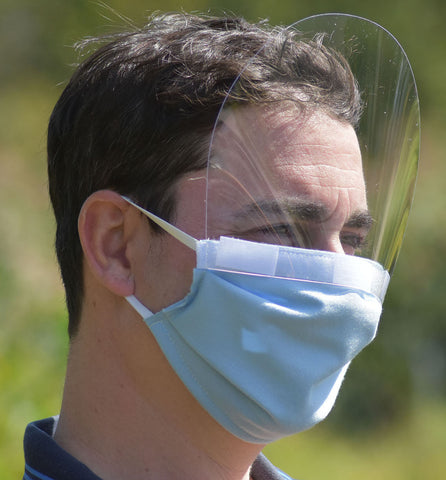 Face Mask with Eye Shield