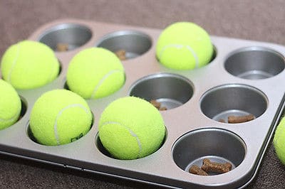 tennis ball muffin tin