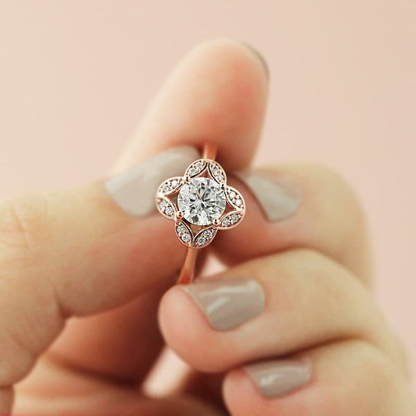 Grace Vintage Engagement Ring