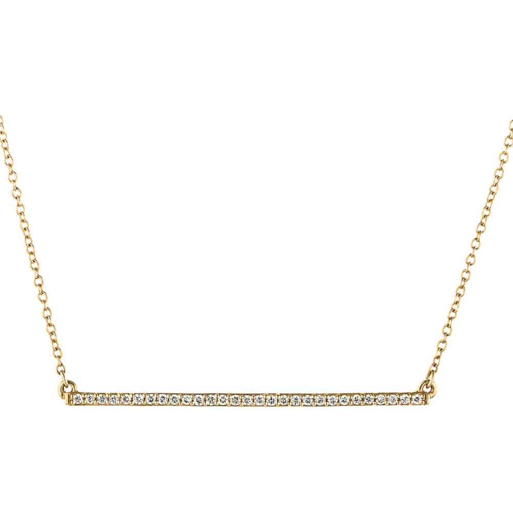 Diamond V Necklace – NicoleHD Jewelry