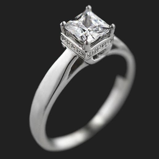 Man Made Diamond Engagement Rings | MiaDonna