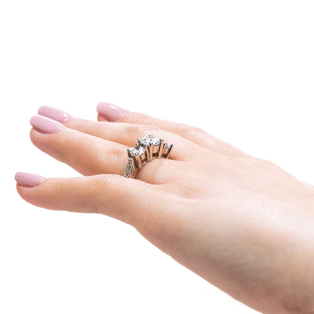 Sharron Three Stone Ring