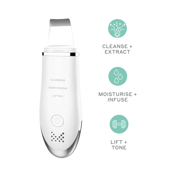 How to Effectively Use 3-in-1 Ultrasonic Skin Scrubber