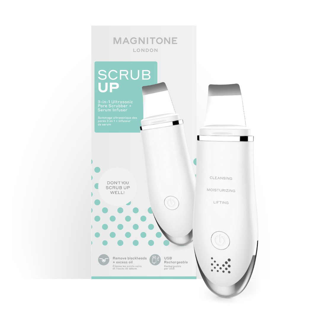 Image of Magnitone Scrub Up 3-in-1 Ultrasonic Pore Scrubber + Infuser